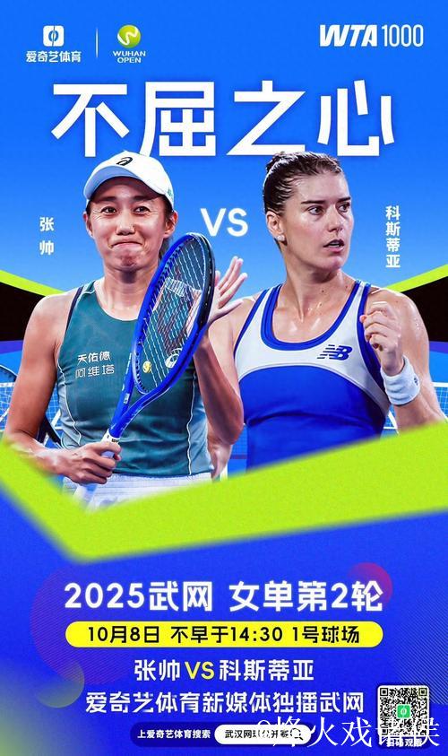 张帅2-1力克科斯蒂亚 七年后再进武网女单16强 张帅2-1力克科斯蒂亚 七年后再进武网女单16强